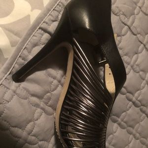 Michael Kors Metallic and leather shoes